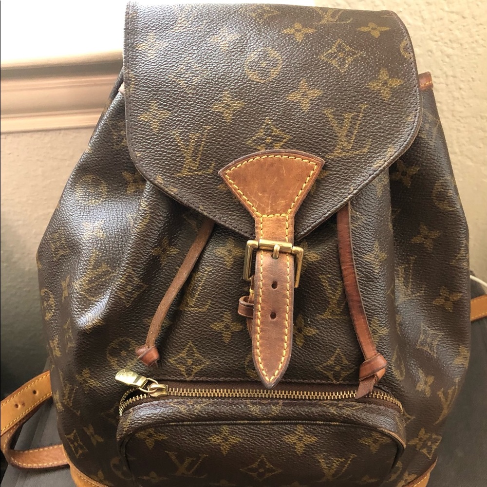 Louis Vuitton backpack.
